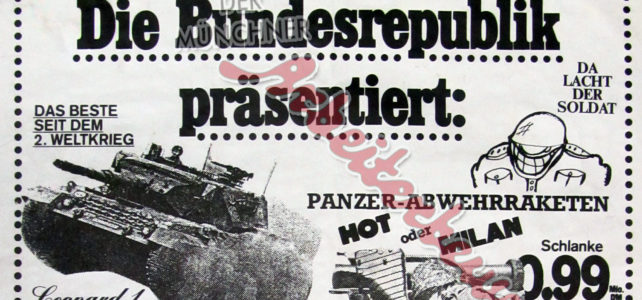 Aus dem Archiv – Protest gegen Rüstungsproduktion Aus dem Archiv – Protest gegen Rüstungsproduktion