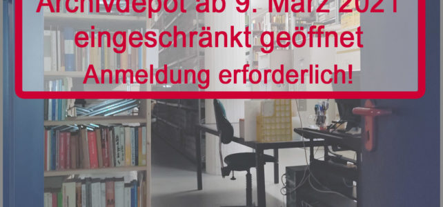 Archiv der Münchner Arbeiterbewegung eingeschränkt für den Nutzerverkehr geöffnet