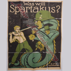 Aus dem Archiv – Plakat der KPD (Spartakusbund), 1919