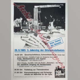 Aus dem Archiv – Gedenken an das Oktoberfestattentat