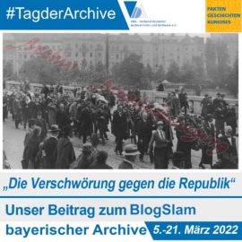 „Verschwörung gegen die Republik“: Blogbeitrag zum Tag der Archive seit heute online
