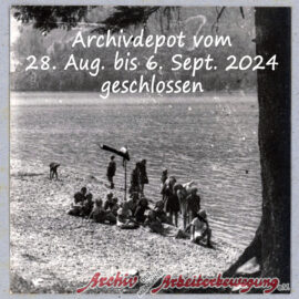 Archivdepot vom 28. August bis 6. September 2024 geschlossen